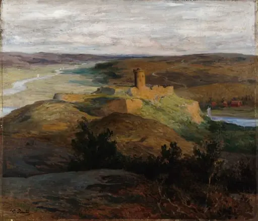 Bohusin linnan rauniot, by Georg Pauli