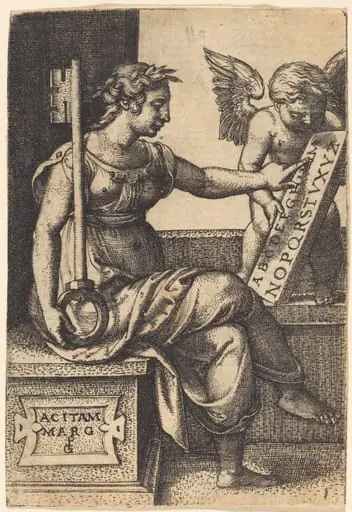 Grammar, by Georg Pencz