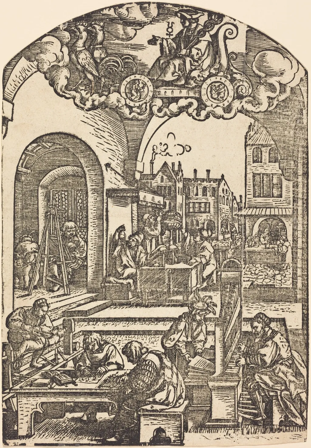 Mercury, by Georg Pencz, ink, 1531