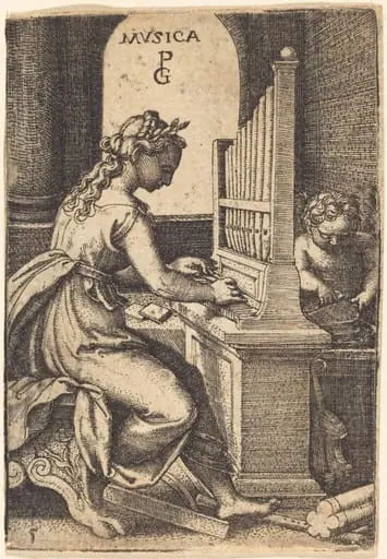 Music, by Georg Pencz