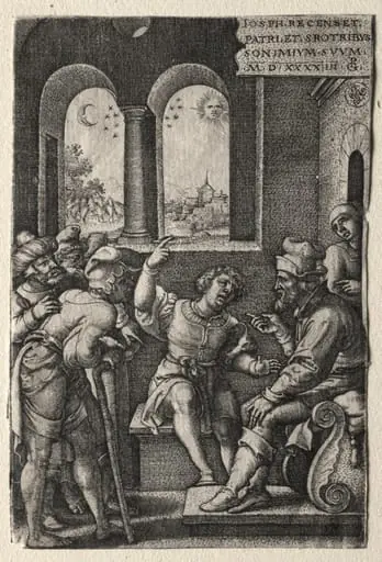 The Story of Joseph: Joseph Recounting his Dreams to his Father, by Georg Pencz