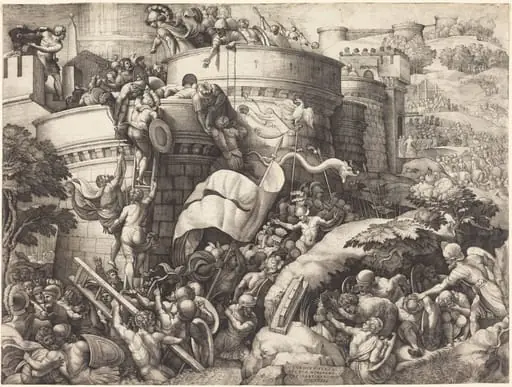 The Taking of Cartagena, by Georg Pencz