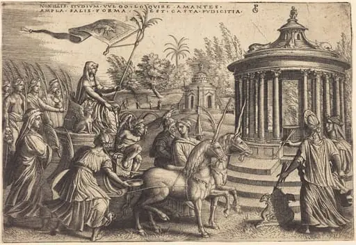 The Triumph of Chastity, by Georg Pencz