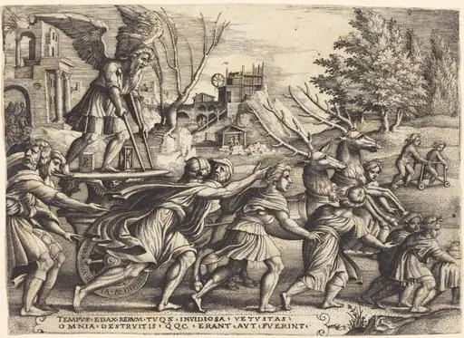 The Triumph of Time, by Georg Pencz