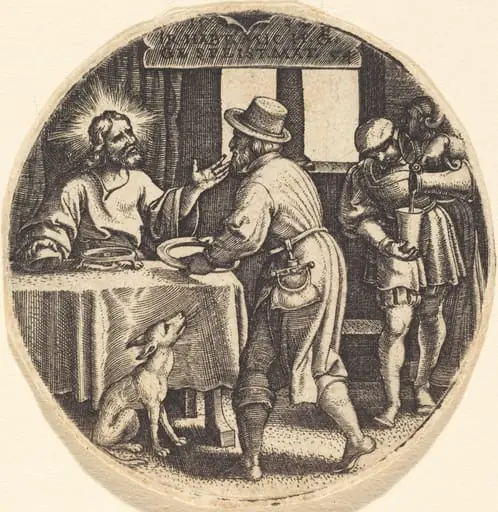 To Feed the Hungry, by Georg Pencz