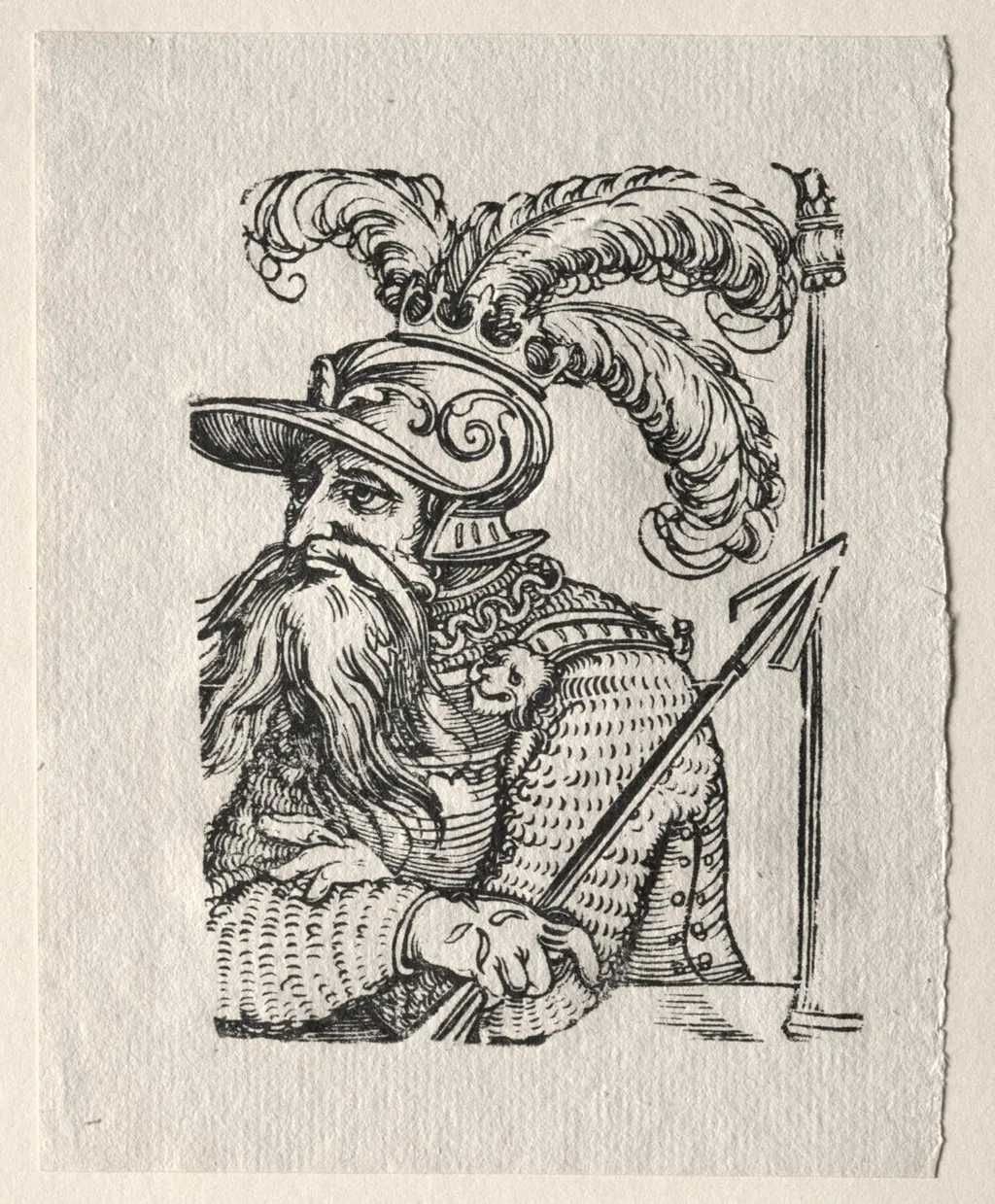 Tyrants of the Old Testament: Ahab, by Georg Pencz, 1535