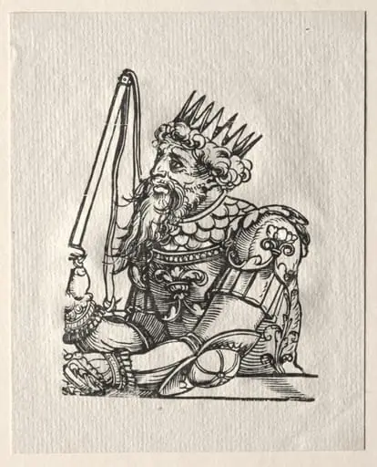 Tyrants of the Old Testament:  Nebuchadnezzar, by Georg Pencz