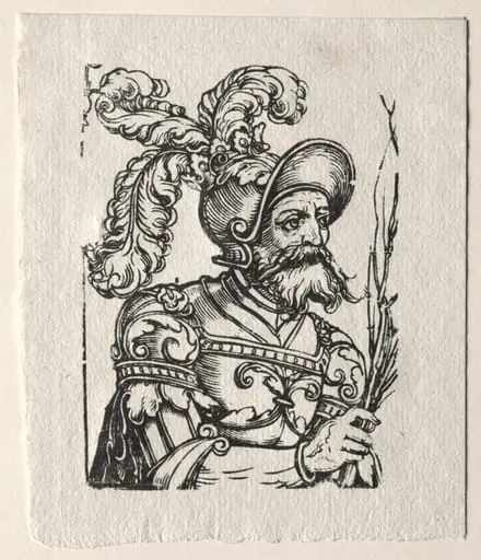 Tyrants of the Old Testament:  Saul, by Georg Pencz