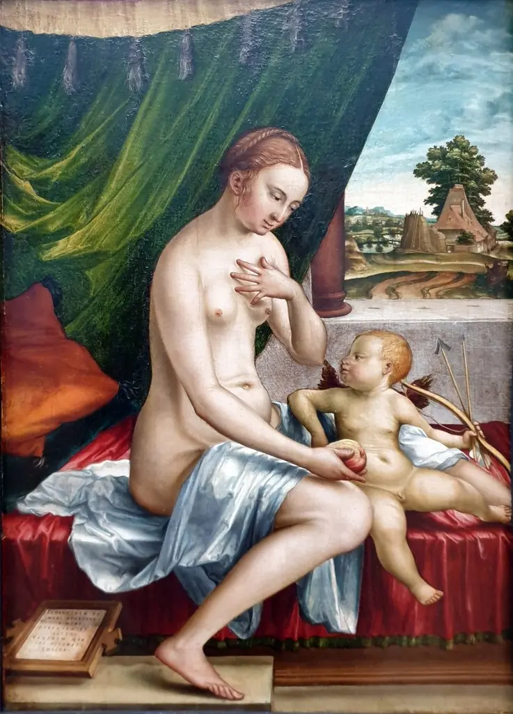 Venus and Cupid, by Georg Pencz