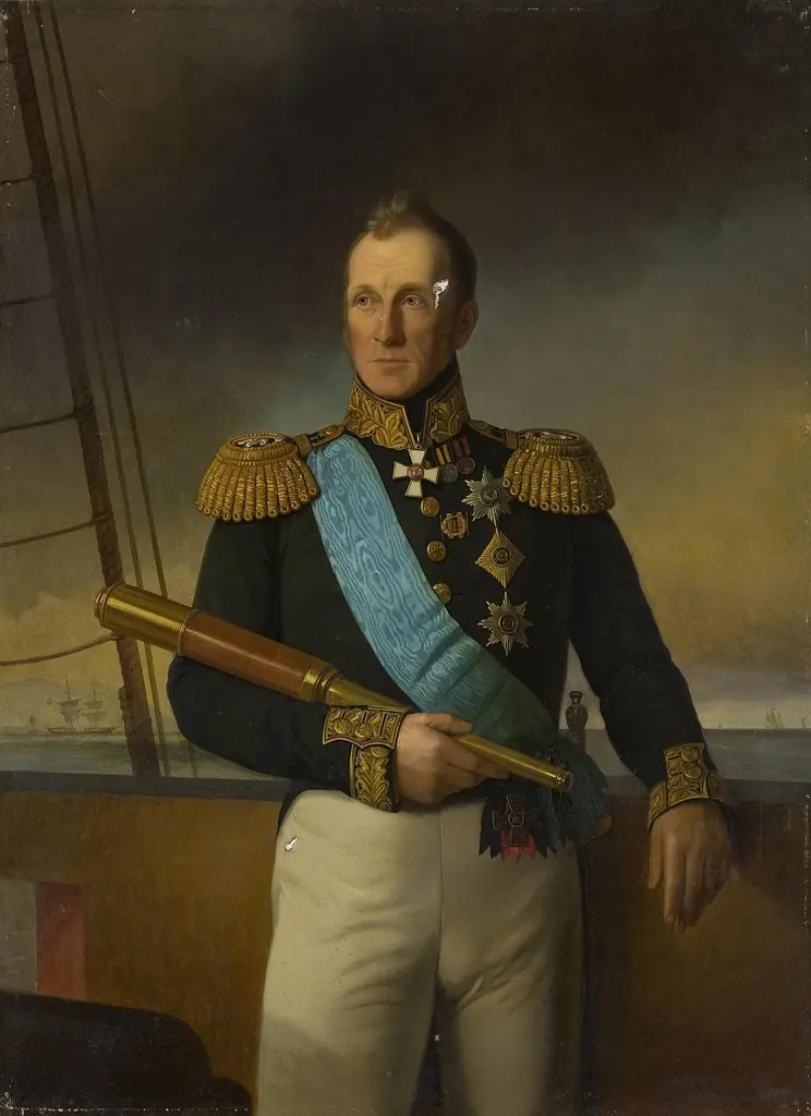 Portrait of Admiral Alexei Greig, by Georg von Bothmann