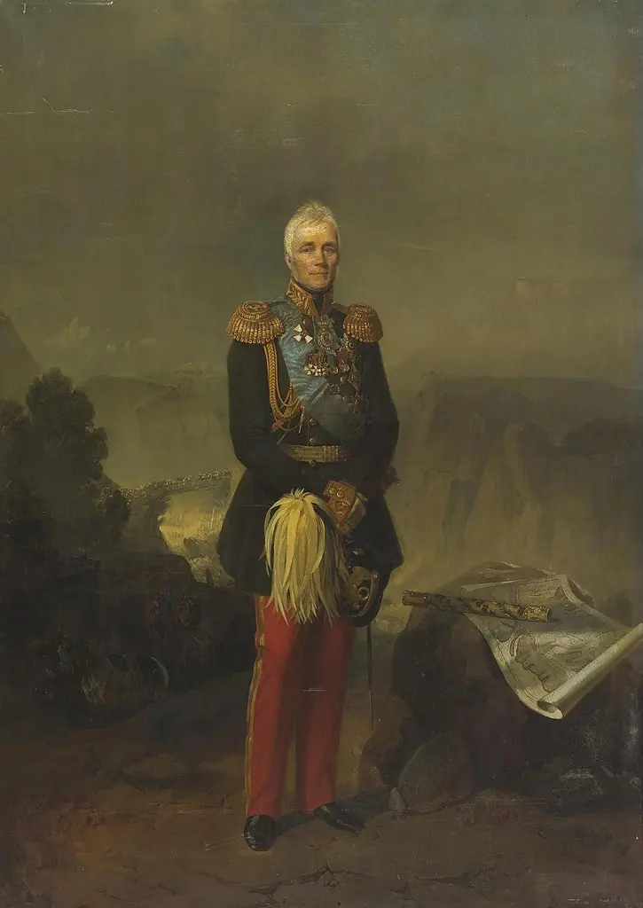 Portrait of Count M.S. Vorontsov, by Georg von Bothmann