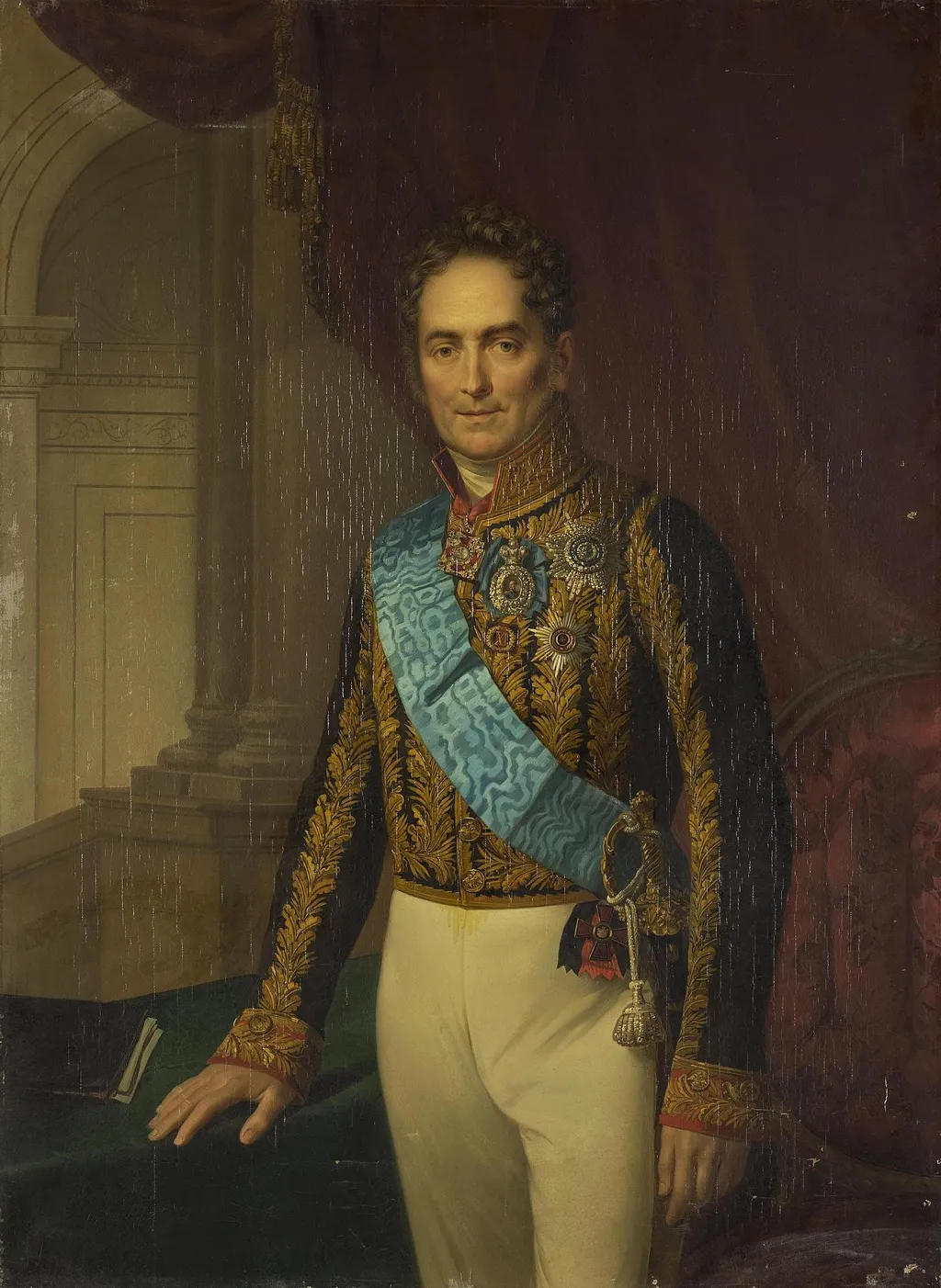 Portrait of Count Viktor Kochubei, by Georg von Bothmann, oil, 1890