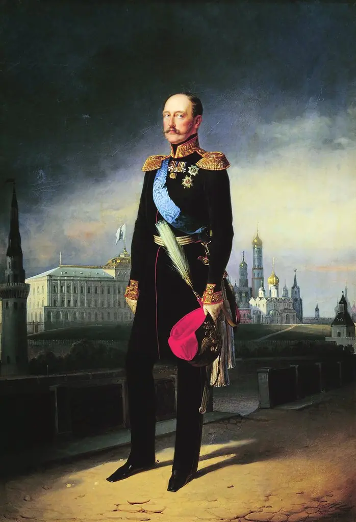 Portrait of Emperor Nicholas I, by Georg von Bothmann
