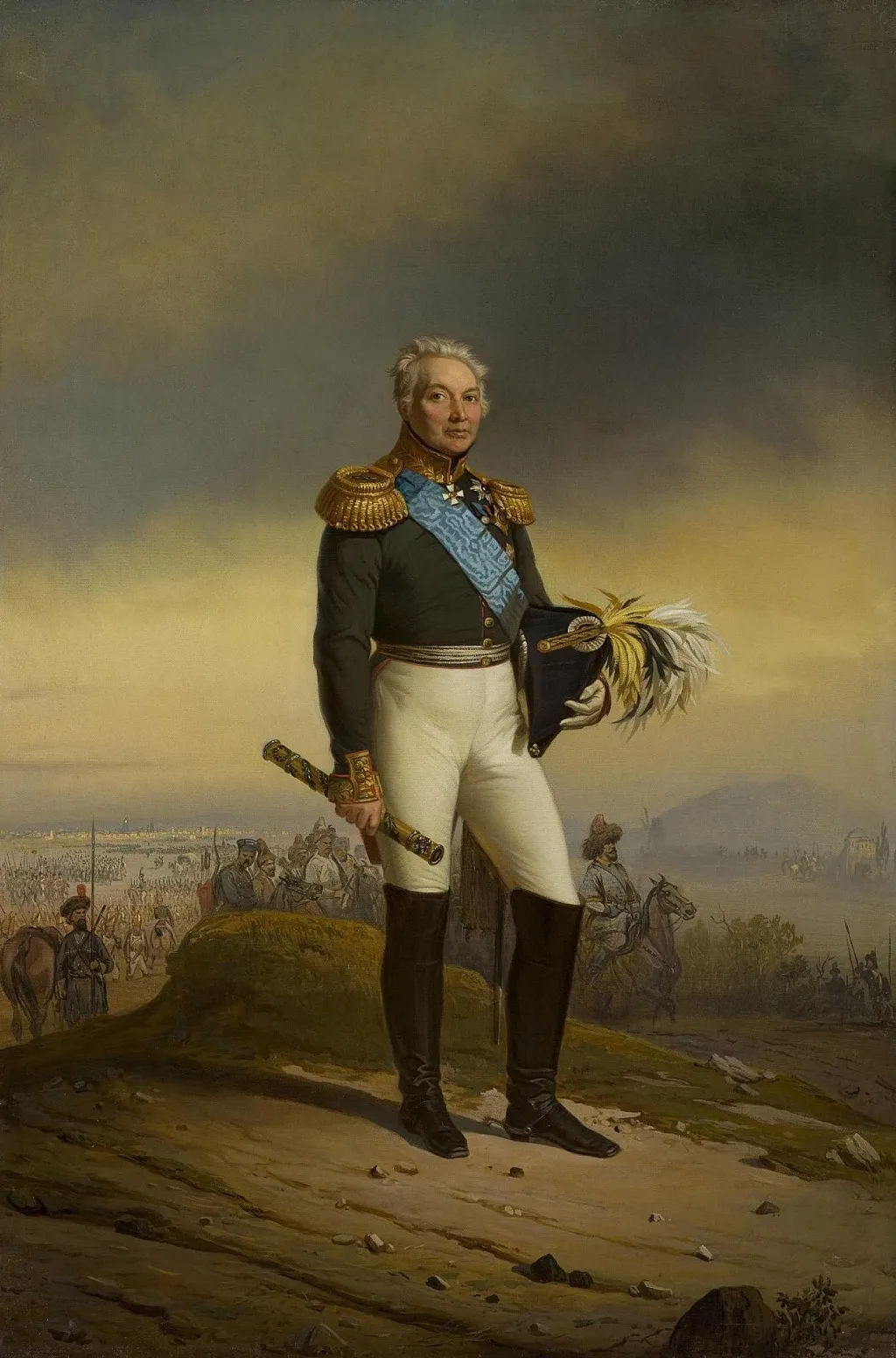 Portrait of Field-Marshal Count Fabian Osten-Sacken, by Georg von Bothmann, oil, 1869