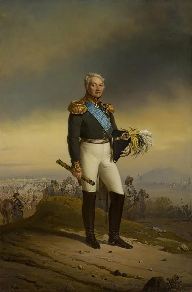 Portrait of Field-Marshal Count Fabian Osten-Sacken, by Georg von Bothmann