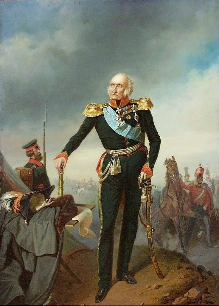 Portrait of Field-Marshal Prince P.H. Wittenstein, by Georg von Bothmann
