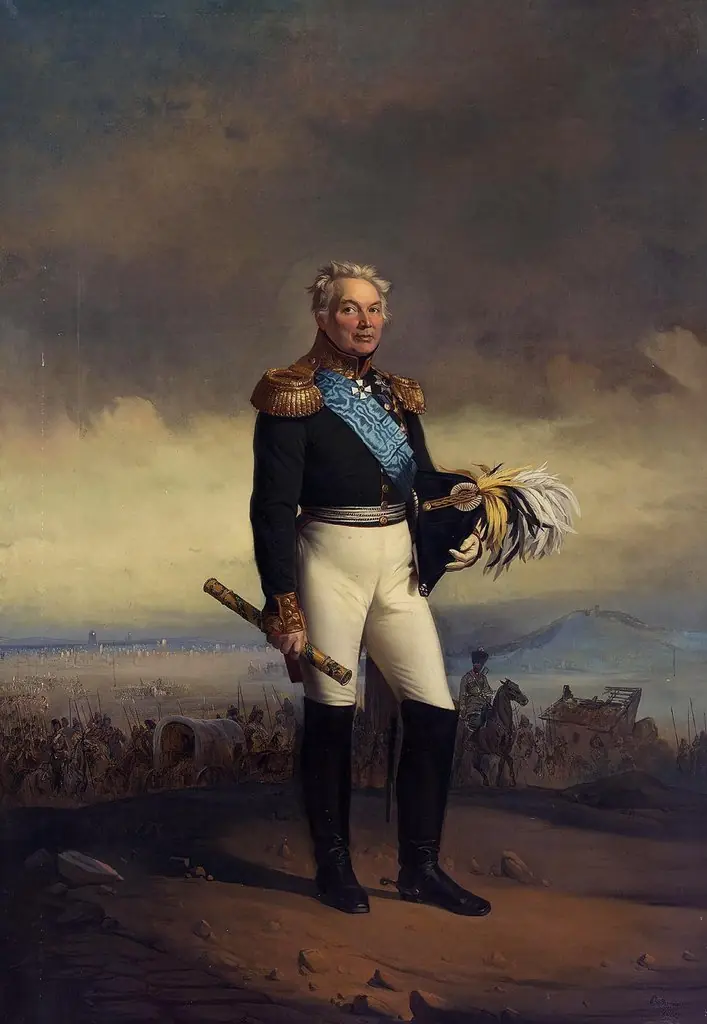 Portrait of Friedrich Wilhelm von der Osten-Sacken, by Georg von Bothmann