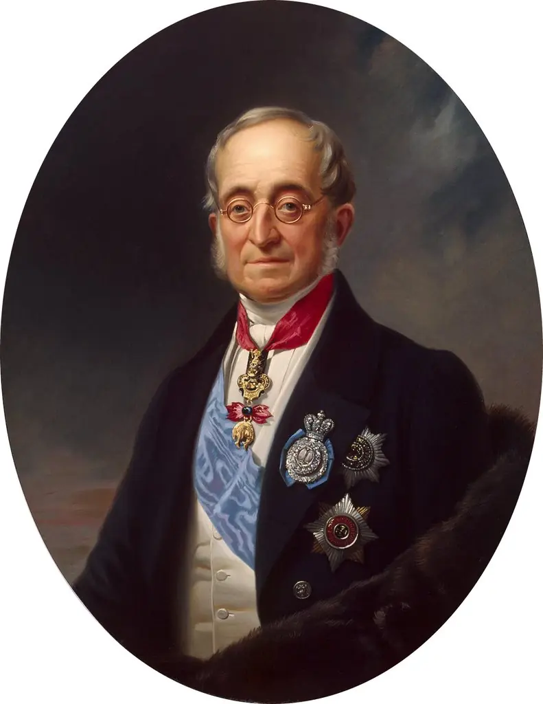 Portrait of Karl Nesselrode, by Georg von Bothmann