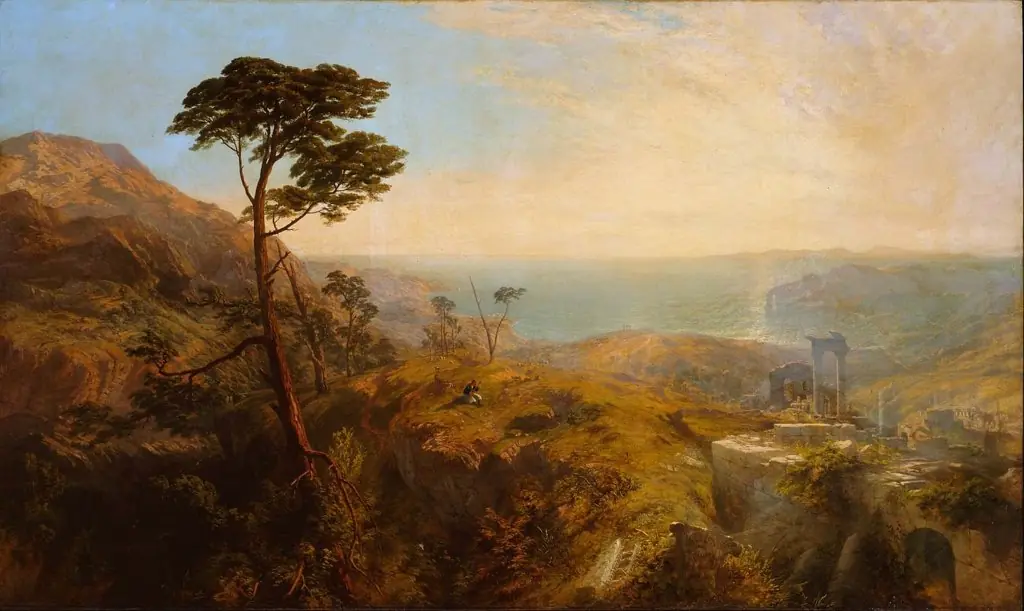 Landscape with Classical Ruins, by Georg von Hoesslin