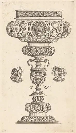 Chalice with Head of a Warrior, by Georg Wechter I