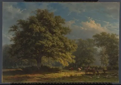 Gezicht in het Bentheimse bos, by George Andries Roth