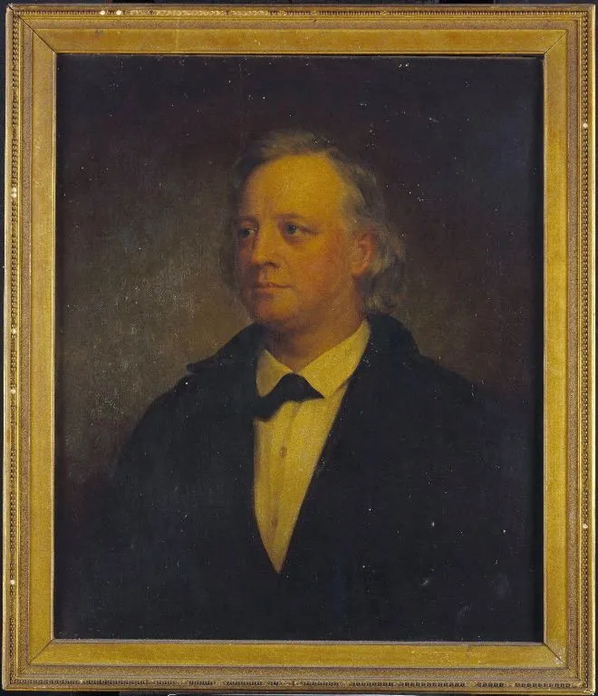 Henry Ward Beecher, by George Augustus Baker, oil
