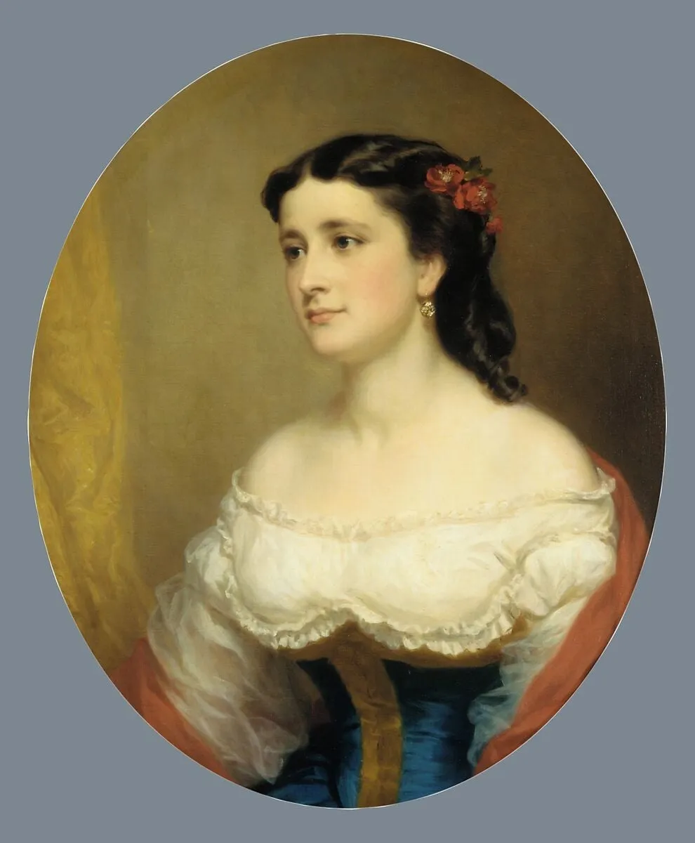 Mrs. William Loring Andrews, by George Augustus Baker Jr., oil, 1862