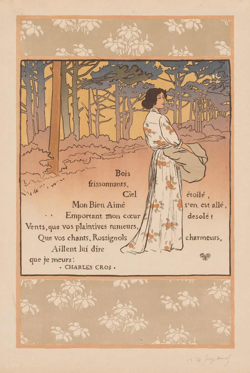 Trembling Woods, by George Auriol, 1893