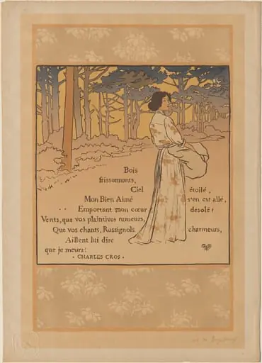 Trembling Woods (Bois frissonnants), by George Auriol