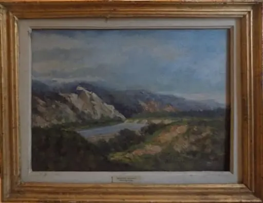 Peisaj de munte (Vălenii de Munte), by George Barbieri
