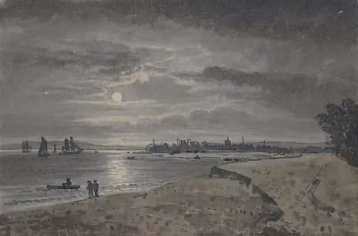 River scene, by George Barret, Sr.