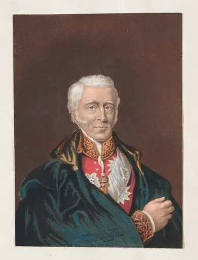 Arthur Wellesley, Duke of Wellington, by George Baxter