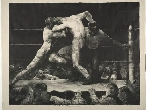 A Stag at Sharkey's, by George Bellows
