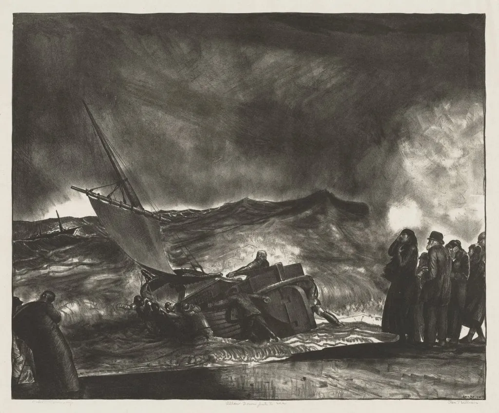 Allan Donn Puts to Sea, by George Bellows, 1923