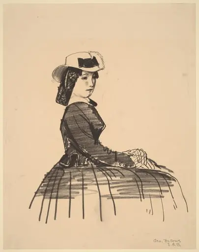 An Irish Girl, by George Bellows