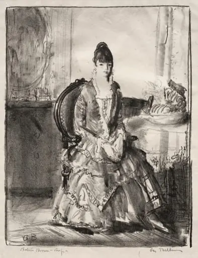 Arrangement, Emma in a Room, by George Bellows