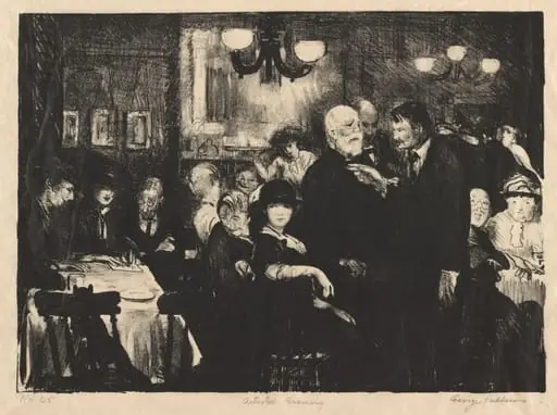 Artists Evening, by George Bellows
