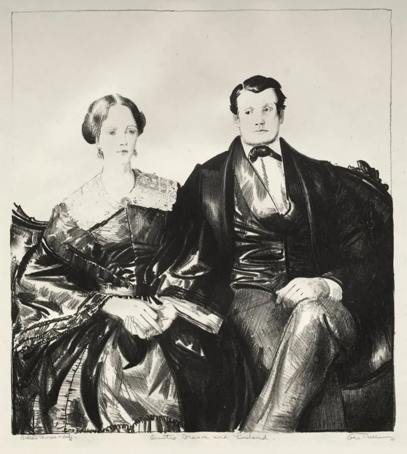 Auntie Mason and Her Husband, by George Bellows, 1924