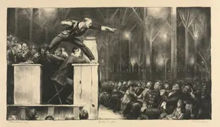 Billy Sunday, by George Bellows, 1923