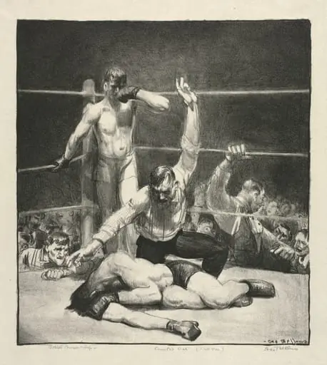 Counted Out, First Stone, by George Bellows