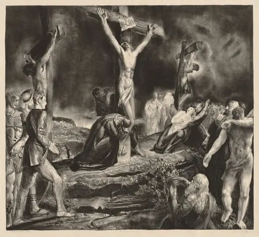 Crucifixion of Christ, by George Bellows