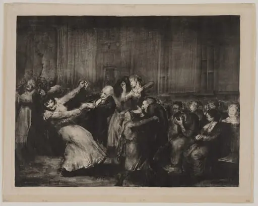 Dance in a Madhouse, by George Bellows