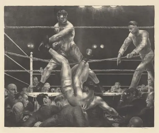 Dempsey and Firpo, by George Bellows