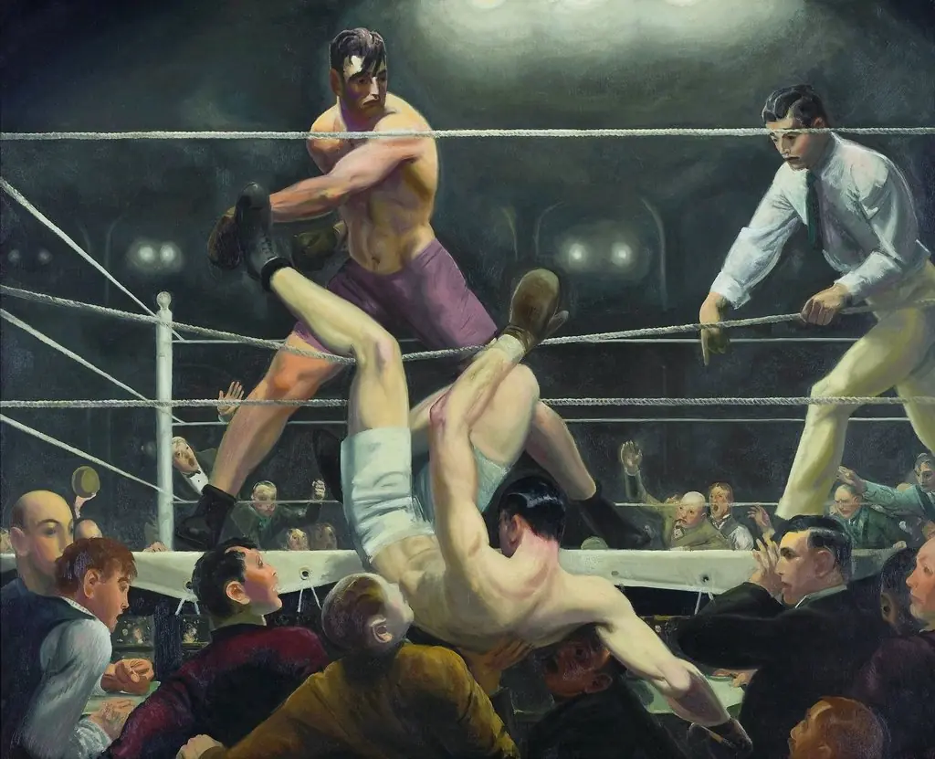 Dempsey and Firpo, by George Bellows