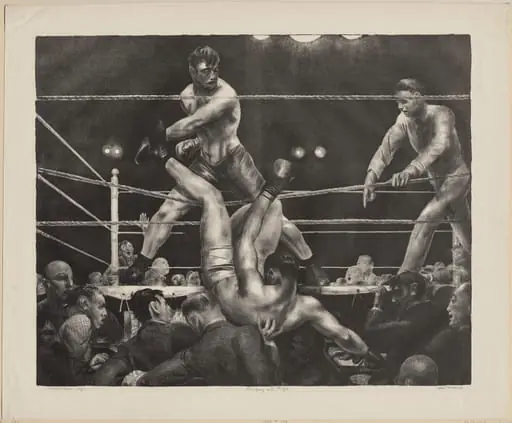 Dempsey and Firpo, by George Bellows