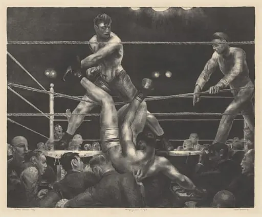 Dempsey and Firpo, by George Bellows