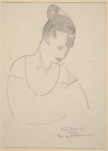 Elsie Speicher [verso], by George Bellows
