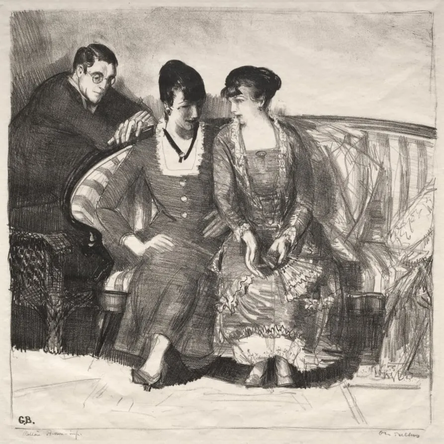 Emma, Elsie and Gene, by George Bellows, 1921