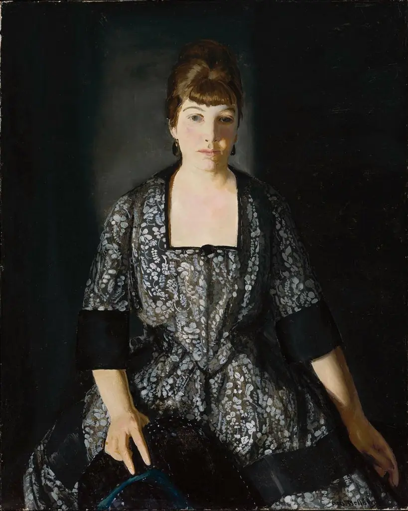 Emma in the Black Print, by George Bellows