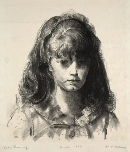 Head of Anne, by George Bellows